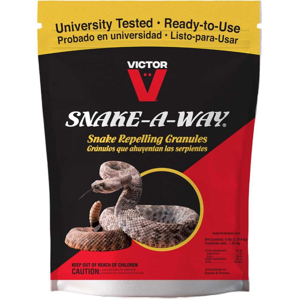 Victor Snake-A-Way Outdoor Snake Repelling Granules, 4 lb.