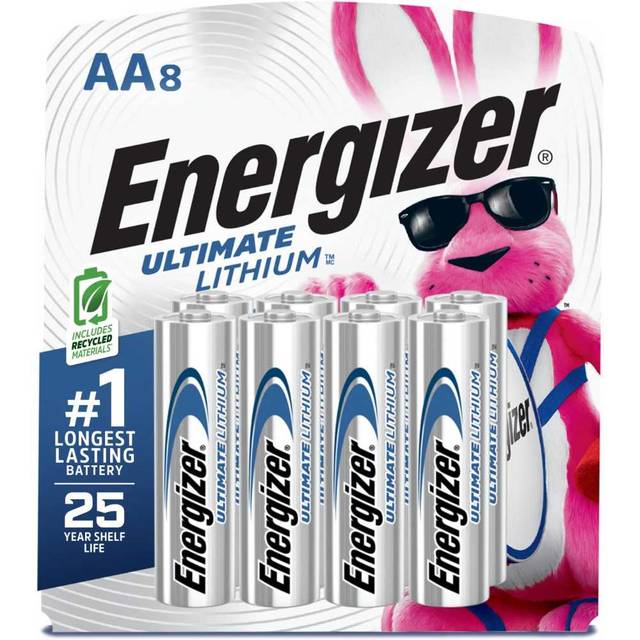 8-Pack Energizer Ultimate Lithium AA Batteries