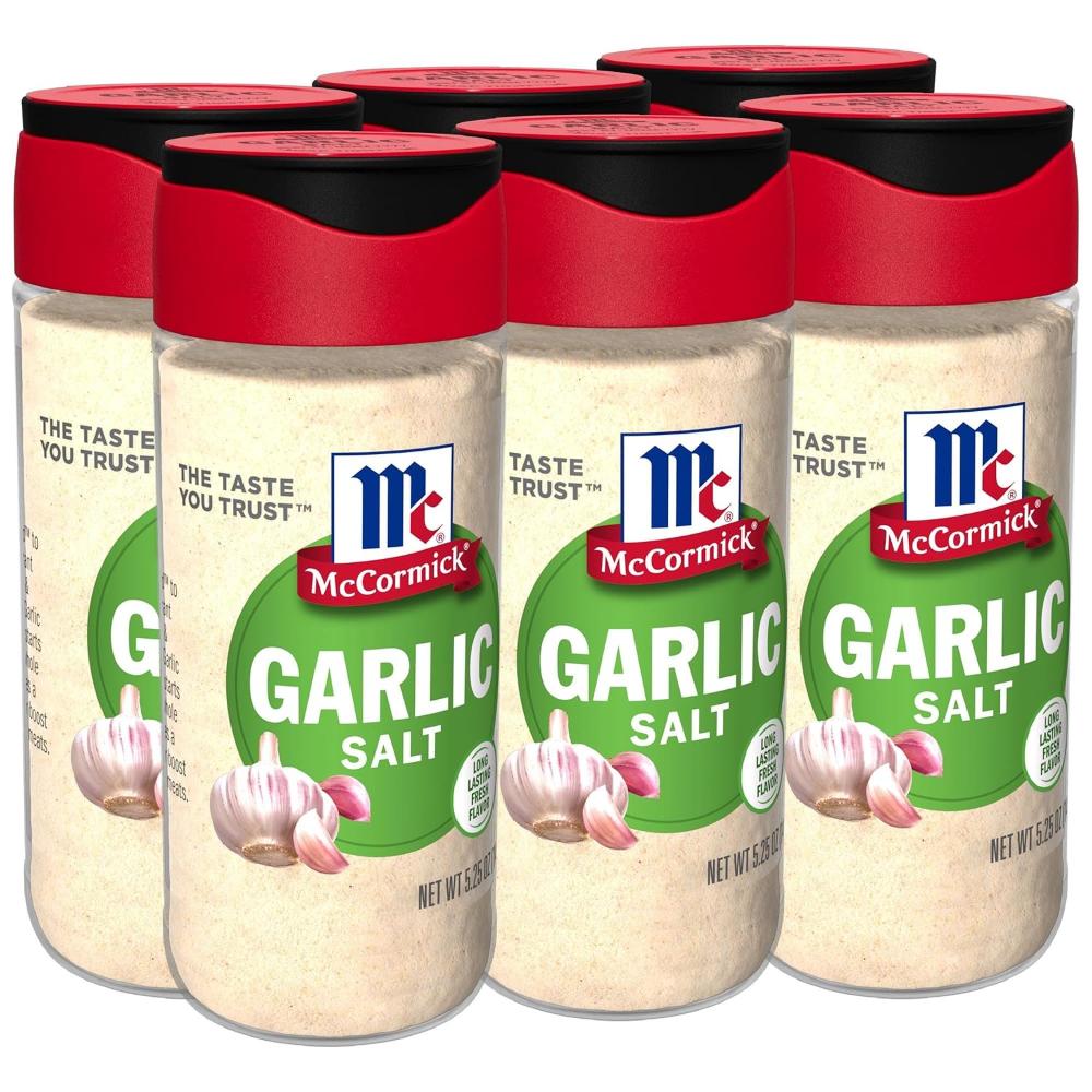 6-Pack McCormick Garlic Salt, 5.25 oz.