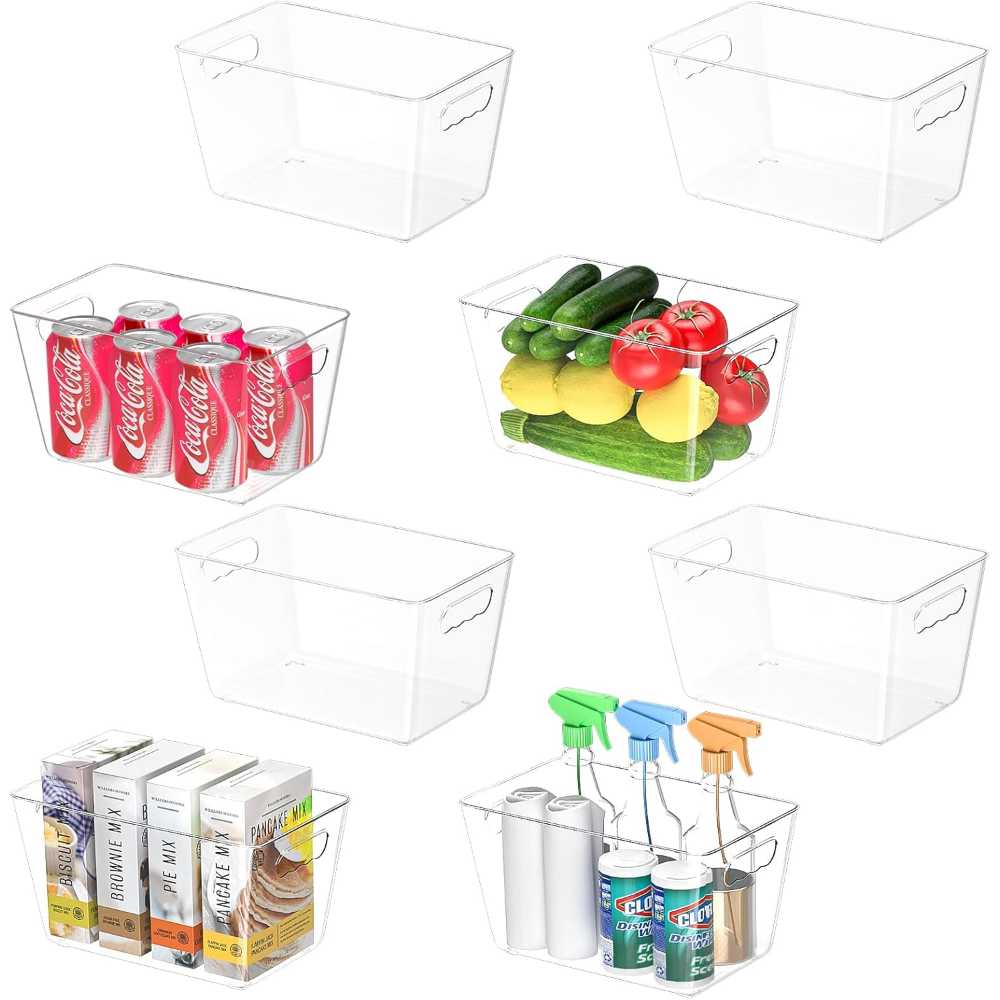 8-Pack Baleine Pantry/Freezer Storage Bin Organizers (Various Sizes & Quantities)