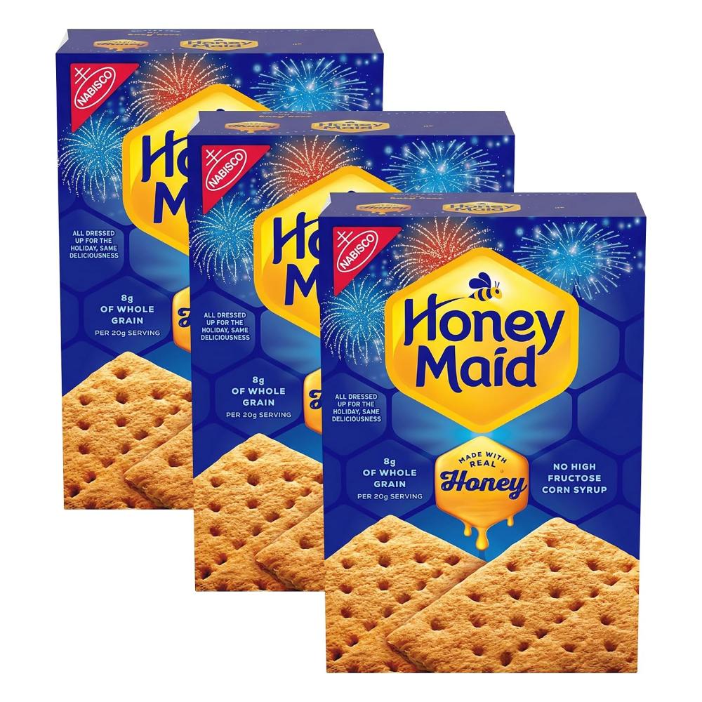 3-Pack Honey Maid Graham Crackers, 14.4 oz.