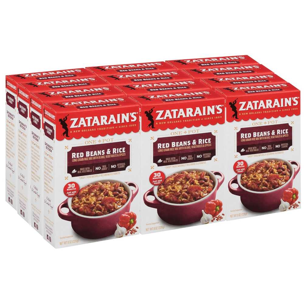 12-Pack Zatarain's Red Beans & Rice Rice Dinner Mix, 8 oz.