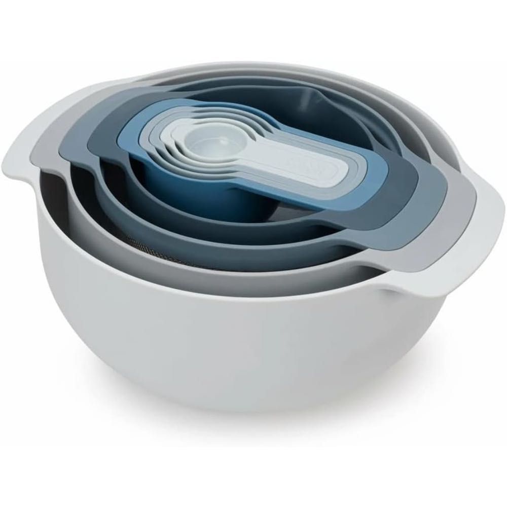 Joseph Joseph 9-Piece Nesting Mixing Bowls & Measuring Cups Set
