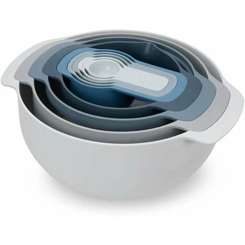 Joseph Joseph 9-Piece Nesting Mixing Bowls & Measuring Cups Set