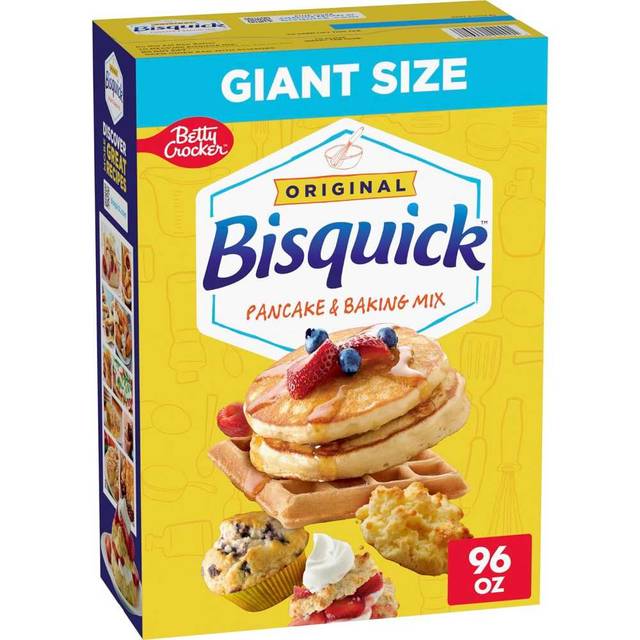 Betty Crocker Bisquick Original Pancake & Baking Mix, Giant Size, 96 oz.