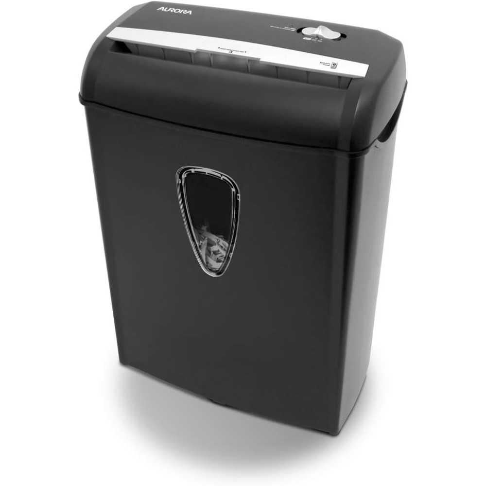 Aurora 8-Sheet Cross-Cut Paper/Credit Card Shredder