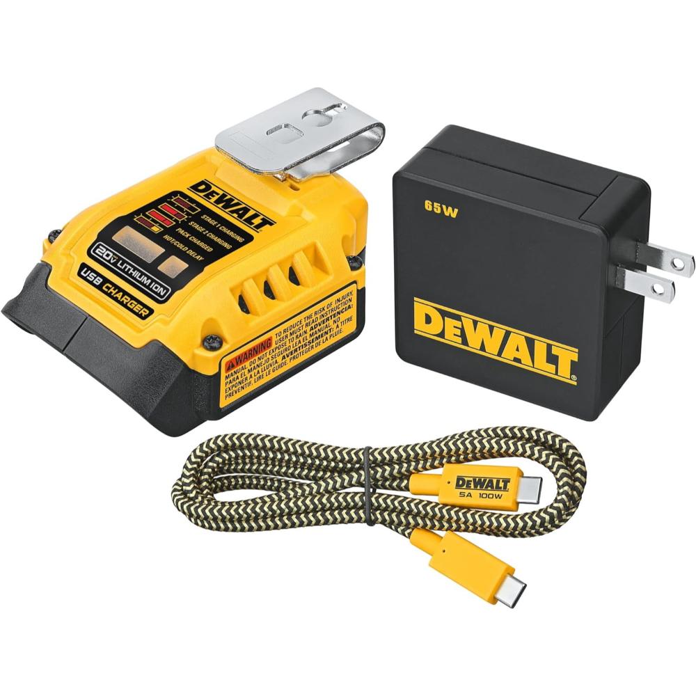 Dewalt 20V MAX FLEXVOLT 5 Amp USB Charging Kit