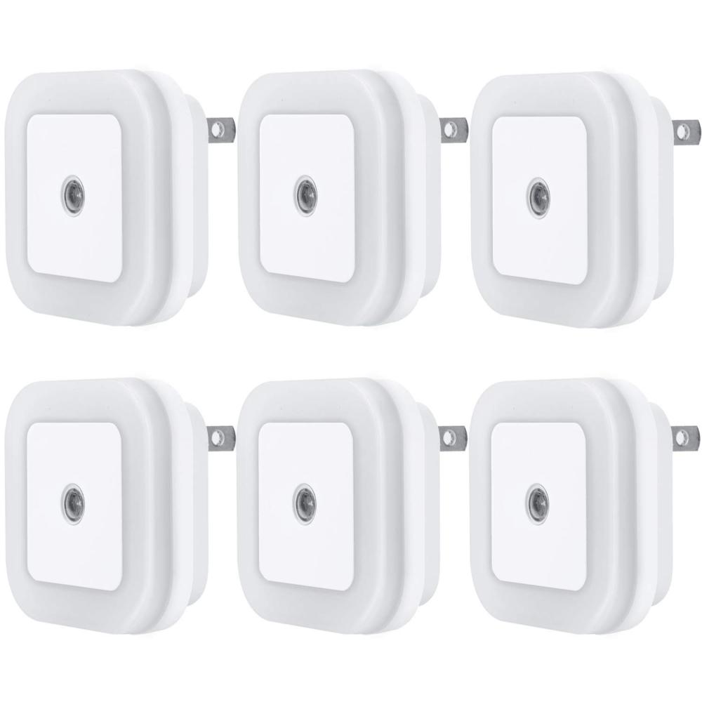 Prime Members: 6-Pack Uigos LED Night Light w/ Smart Sensor