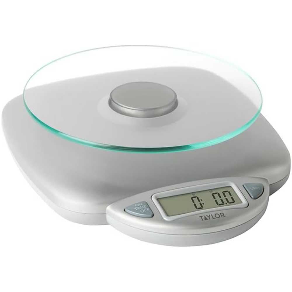 Taylor Glass Top 11 lb. Digital Kitchen Scale