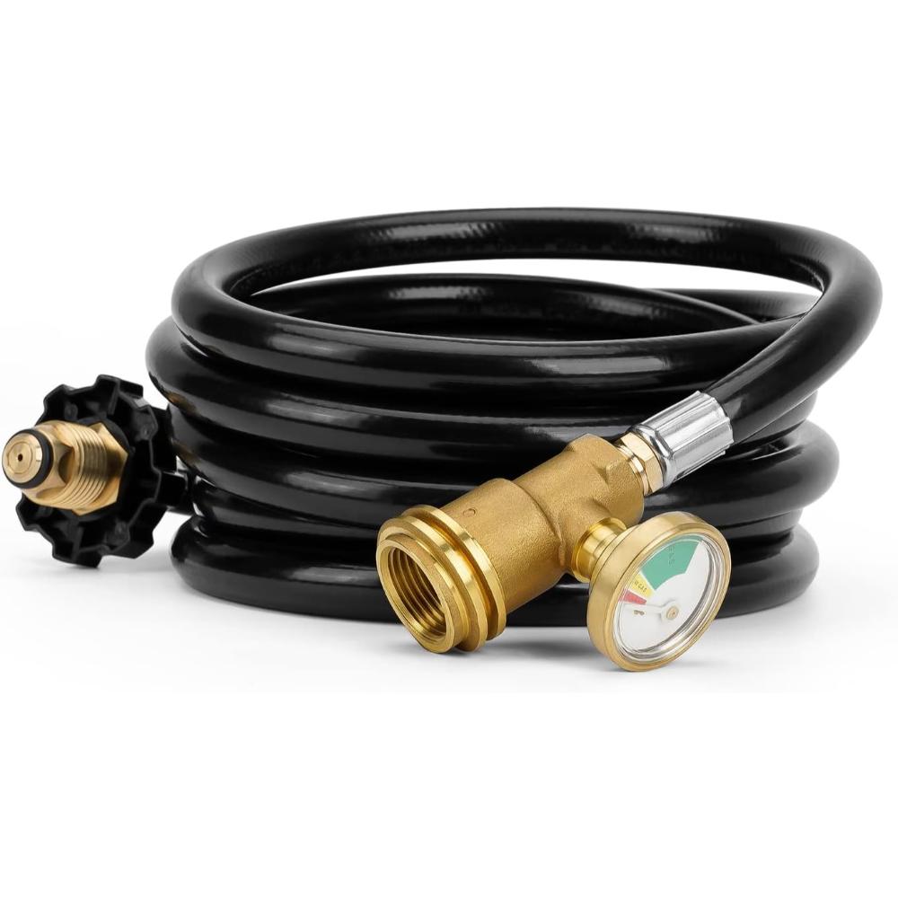 Stanbroil 12' Propane Extension Hose w/ Gauge