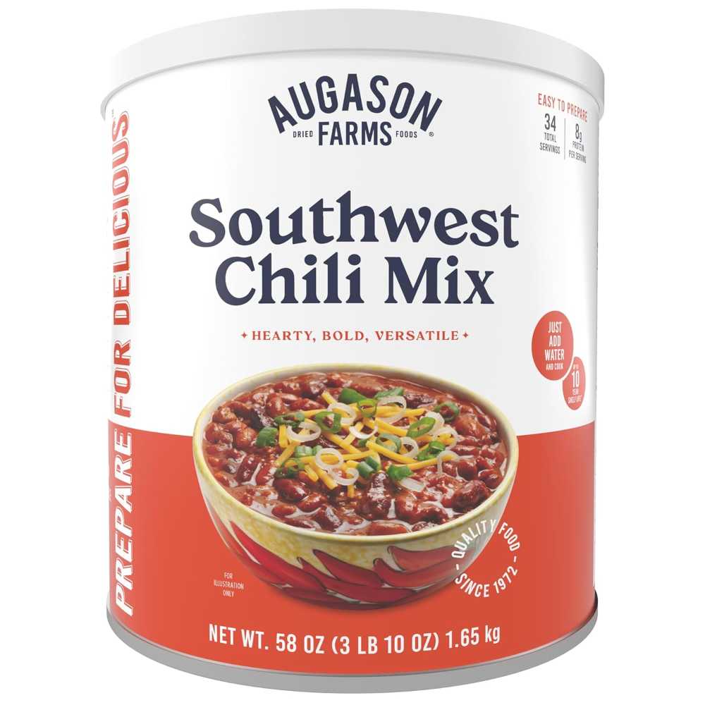 Augason Farms Southwest Chili Mix Can