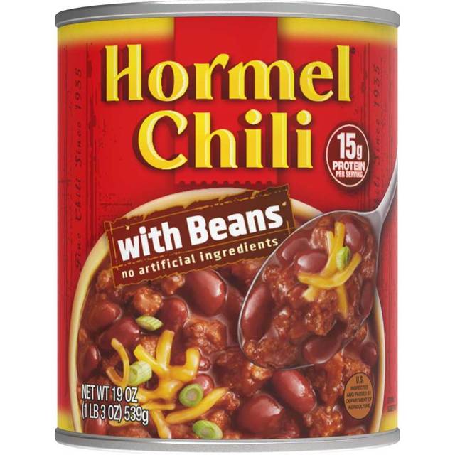 12-Pack Hormel Chili w/ Beans, 19 oz. ($1.16 / Can)