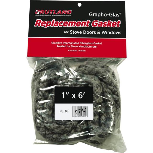 Rutland Products Grapho-Glas Rope Stove Gasket, 1" x 72"