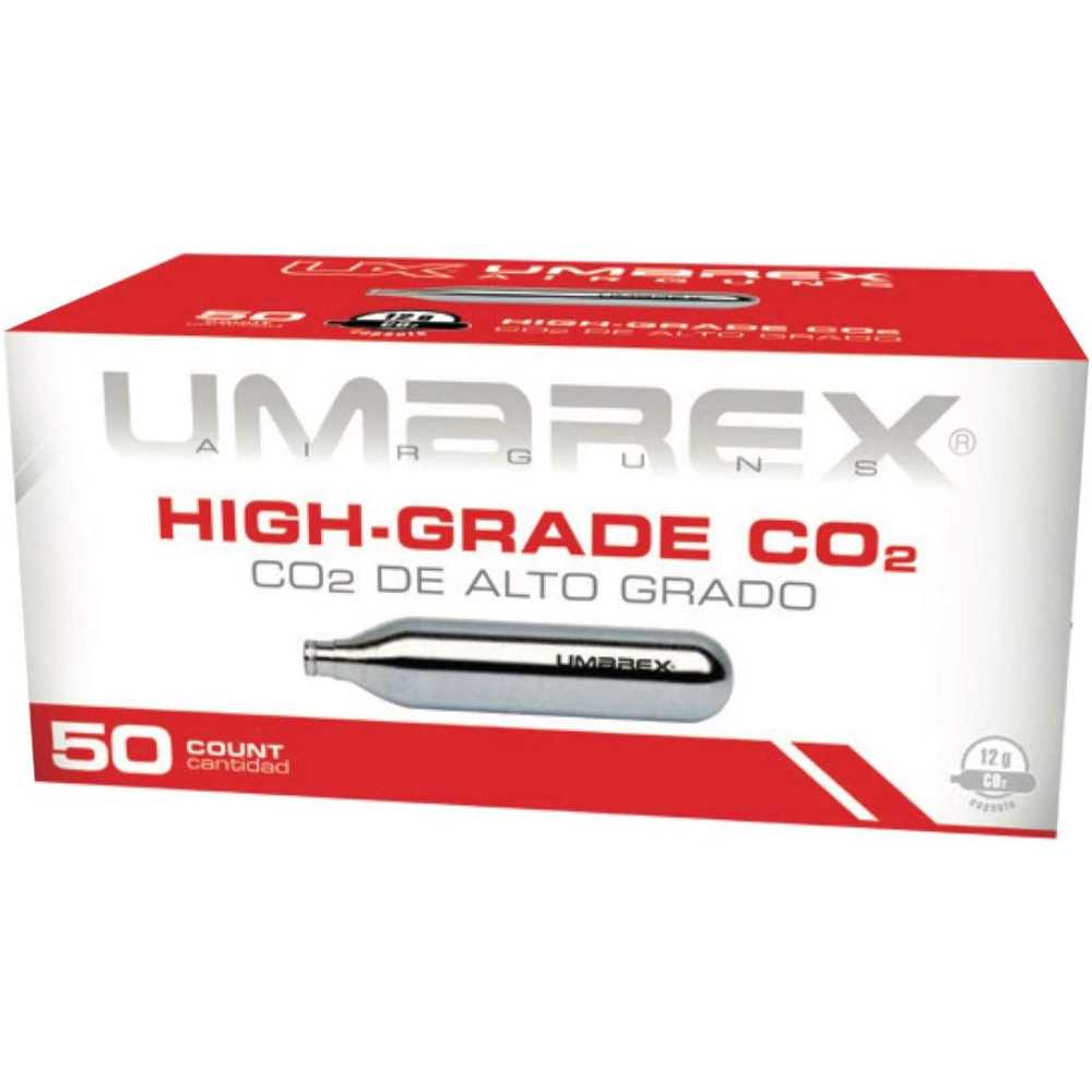 50-Pack Umarex High-Grade 12g CO2 Cartridges for Airguns