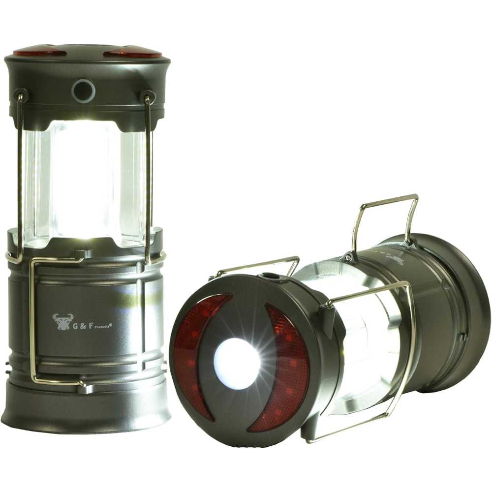 2-Pack G & F Products Collapsible Camping Lantern