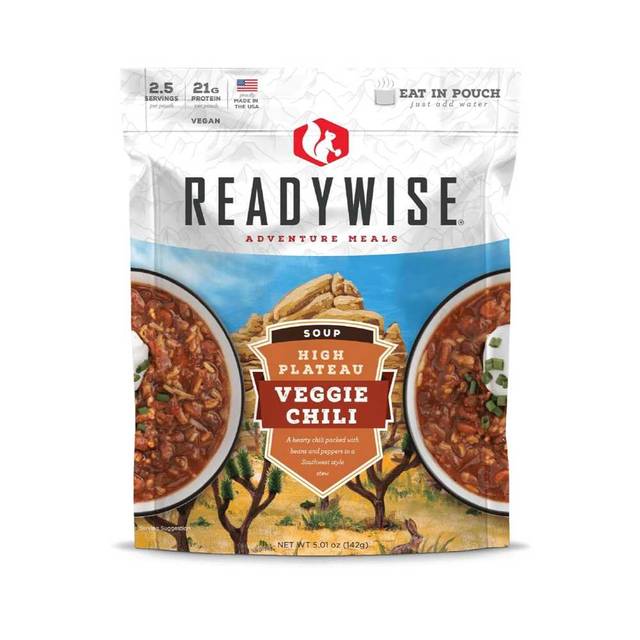 ReadyWise Freeze Dried Veggie Chili Soup