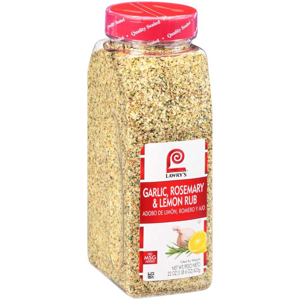 Lawry's Garlic, Rosemary & Lemon Rub, 22 oz.