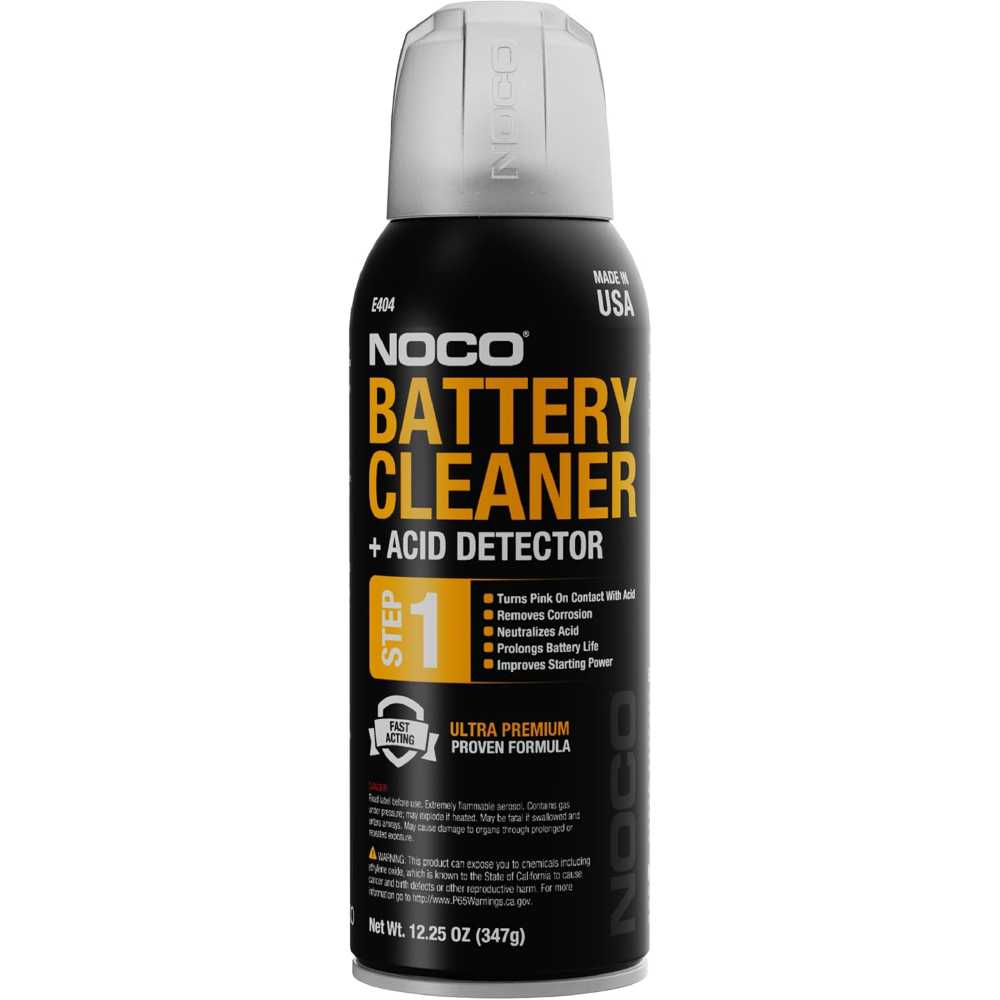 NOCO Battery Terminal Cleaner Spray & Corrosion Cleaner w/ Acid Detector, 12.25 oz.