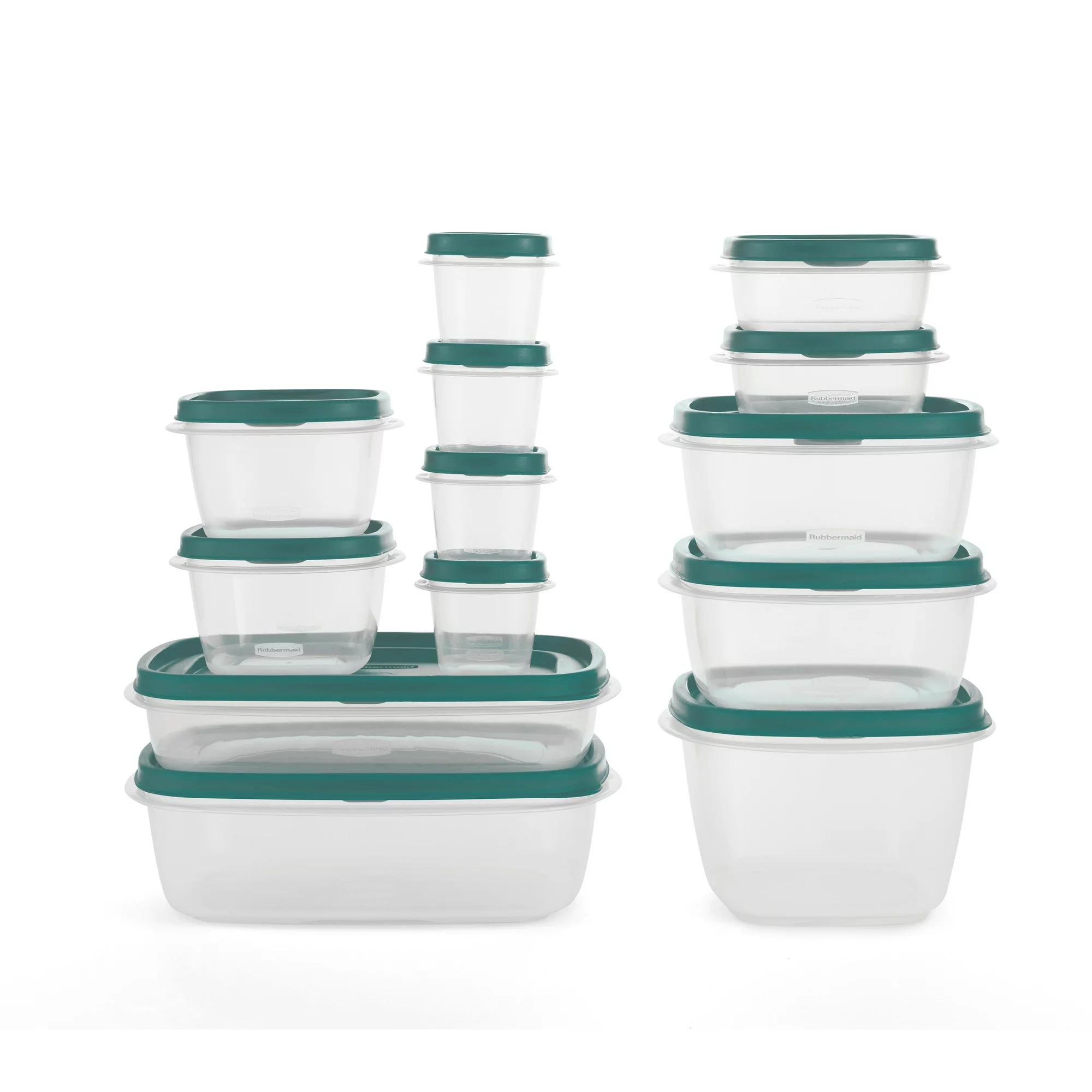 26-Piece Rubbermaid EasyFindLids Food Storage Container Set w/ Vents (Blue or Red)
