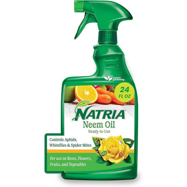Natria Neem Oil Spray For Organic Gardening, 24 oz.