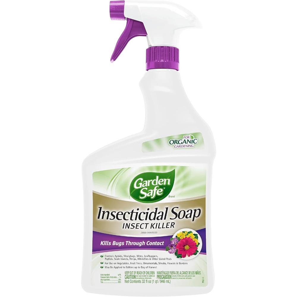 2-Pack Garden Safe Insecticidal Soap Insect Killer for Organic Gardening, 32 oz.