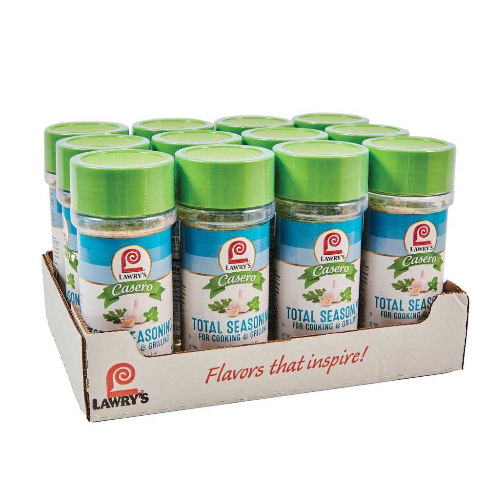 12-Pack Lawry's Casero Total Seasoning, 10.25 oz.
