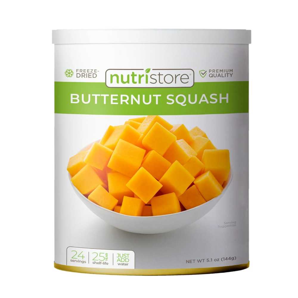 Nutristore Freeze Dried Butternut Squash Can