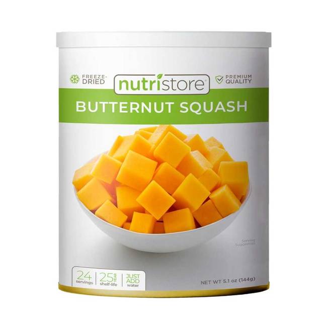 Nutristore Freeze Dried Butternut Squash Can