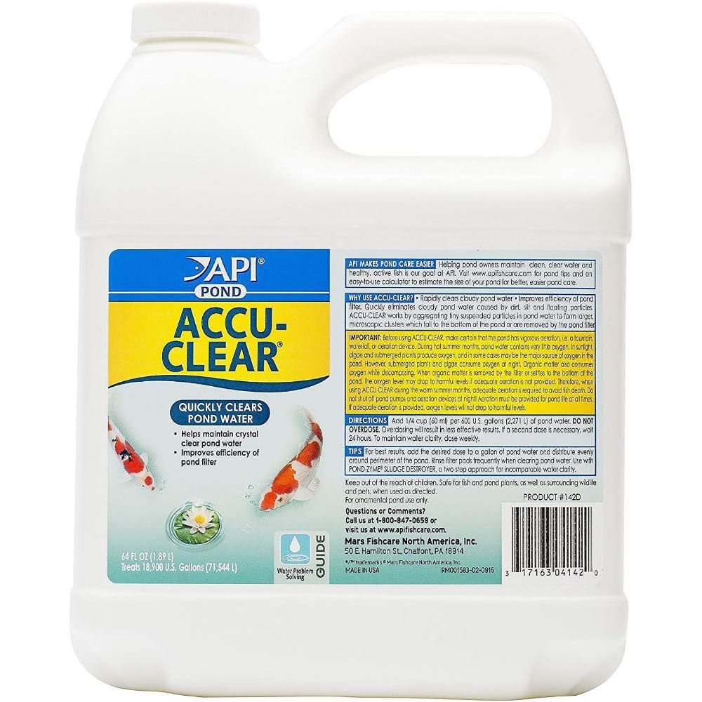 API POND ACCU-CLEAR Pond Water Clarifier, 64 oz.