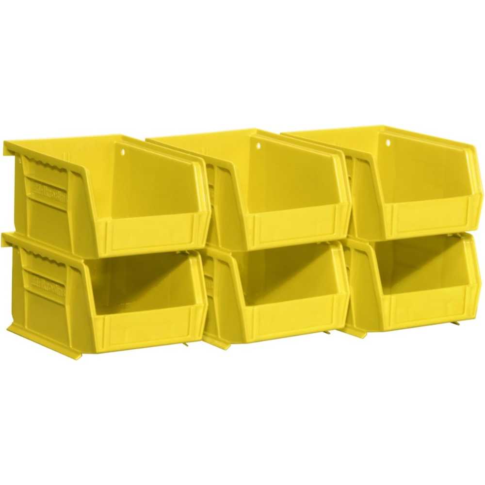6-Pack Akro-Mils AkroBins Stackable Storage Bins (5" x 4" x 3")