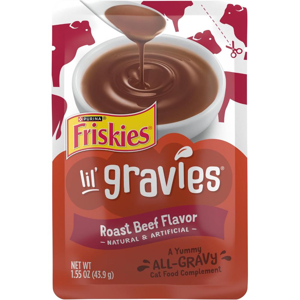 16-Pack Purina Friskies Lil Gravies Cat Food Complement