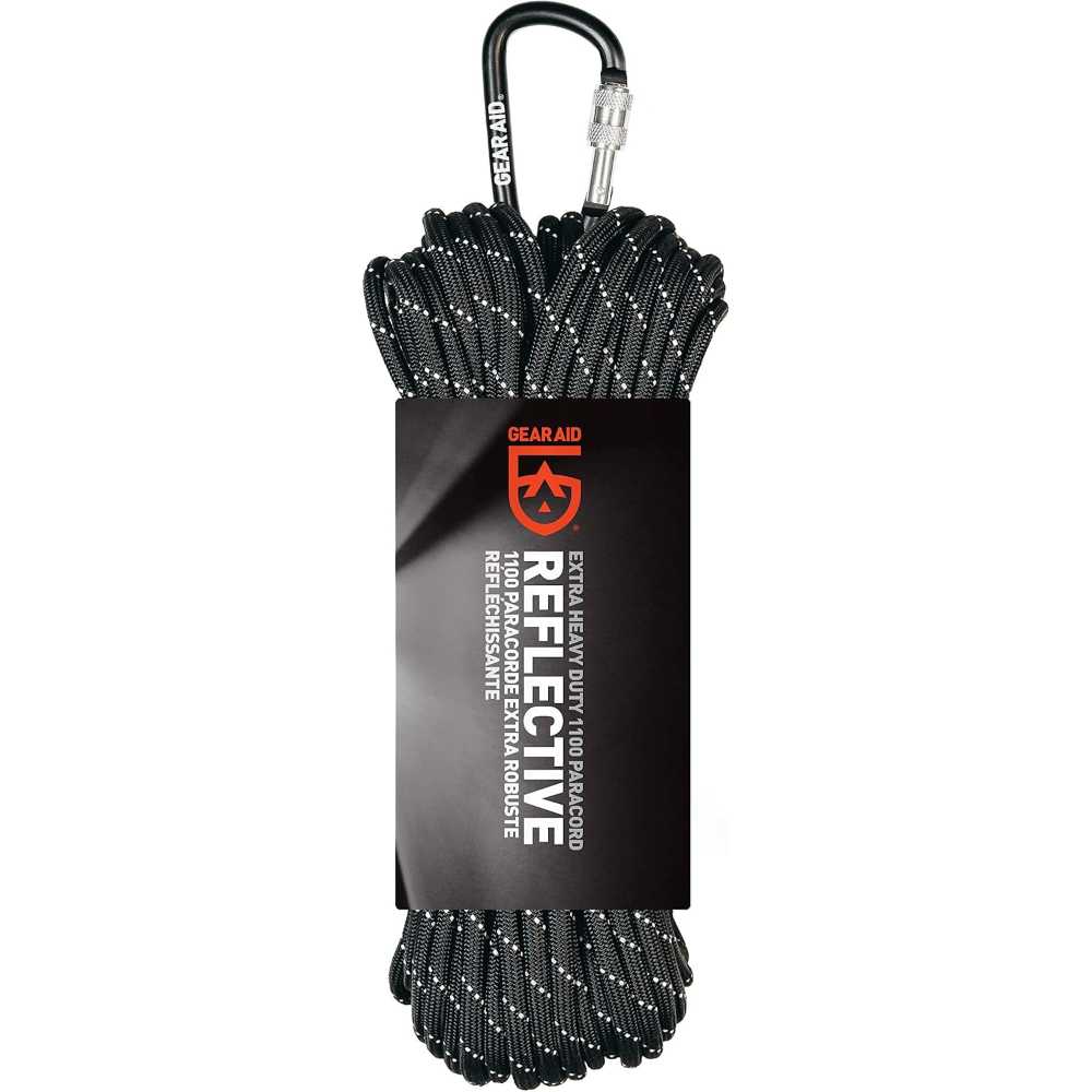 Gear Aid Heavy Duty 1100 Paracord & Carabiner (100')