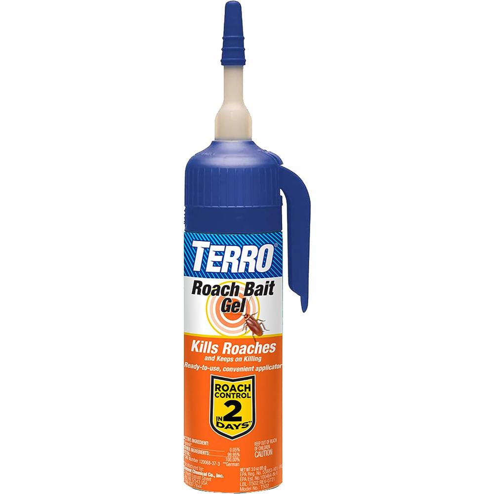 TERRO Ready-to-Use Indoor Roach Bait Roach Gel Killer, 3 oz.