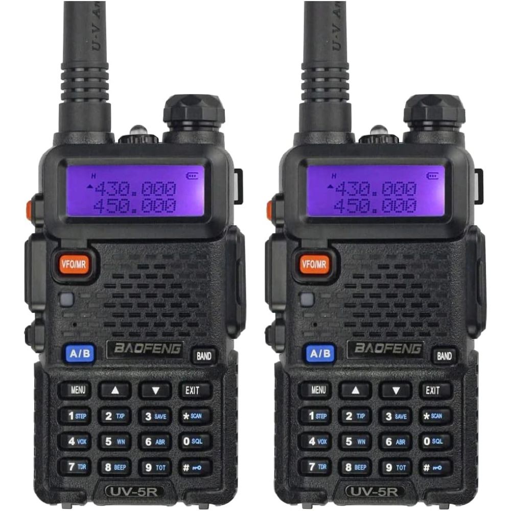 2-Pack Baofeng UV-5R Radio Kit