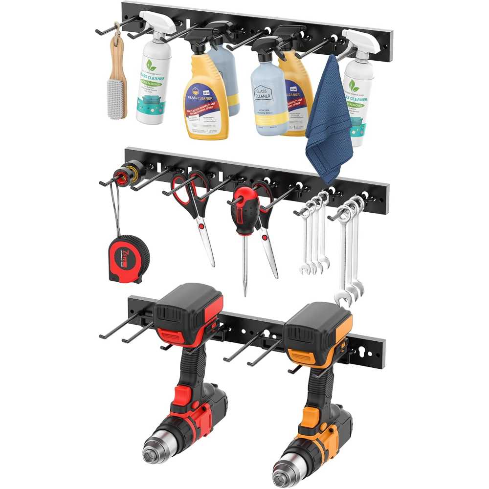 3-Pack CCCEI Modular Pegboard Storage Strips