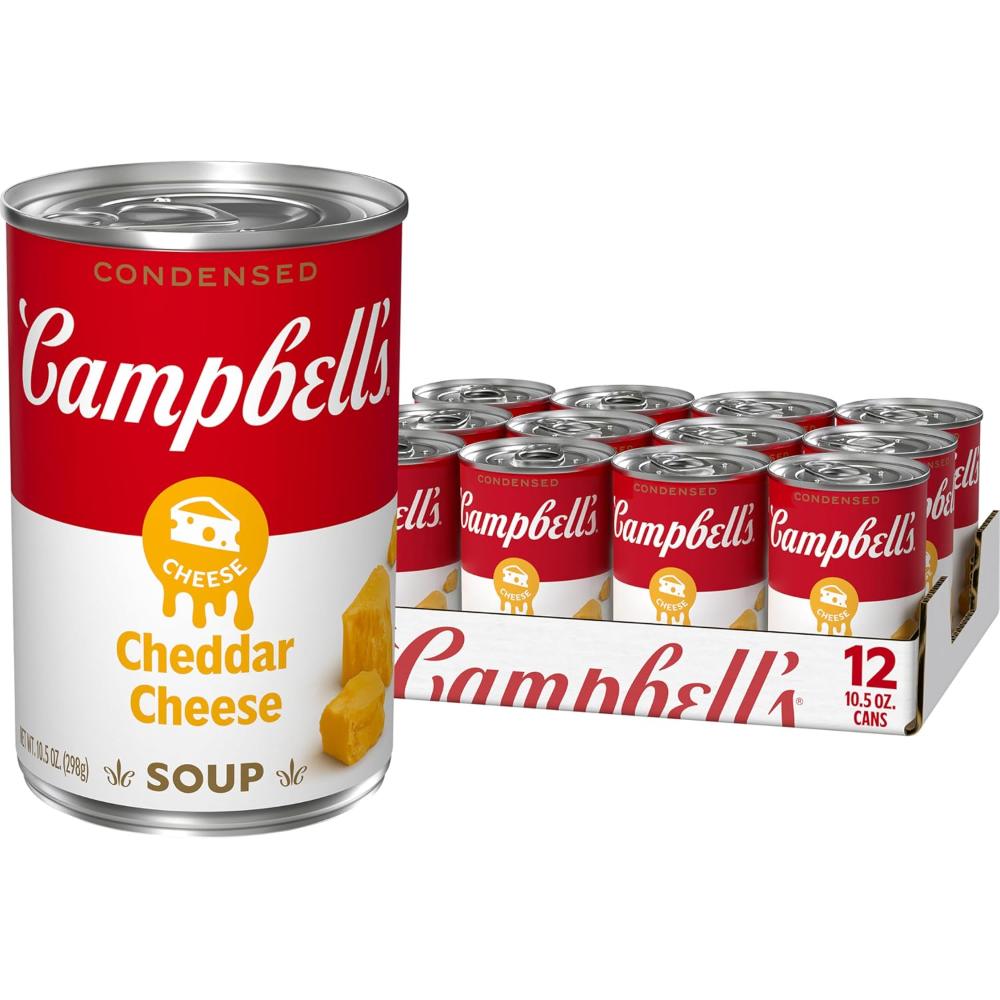 12-Pack Campbell's Condensed Cheddar Cheese Soup, 10.5 oz.
