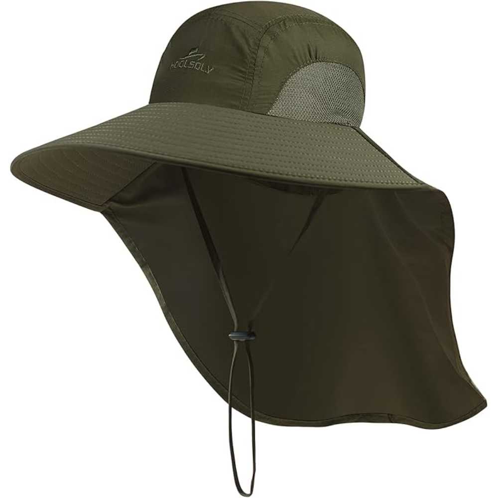 Koolsoly Wide Brim UPF 50+ Safari Hat (Various Colors)