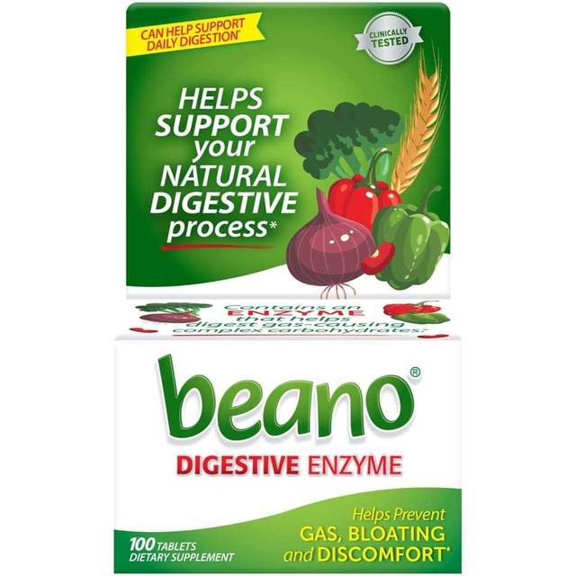 100-Pack Beano Digestive Enzyme Tablets