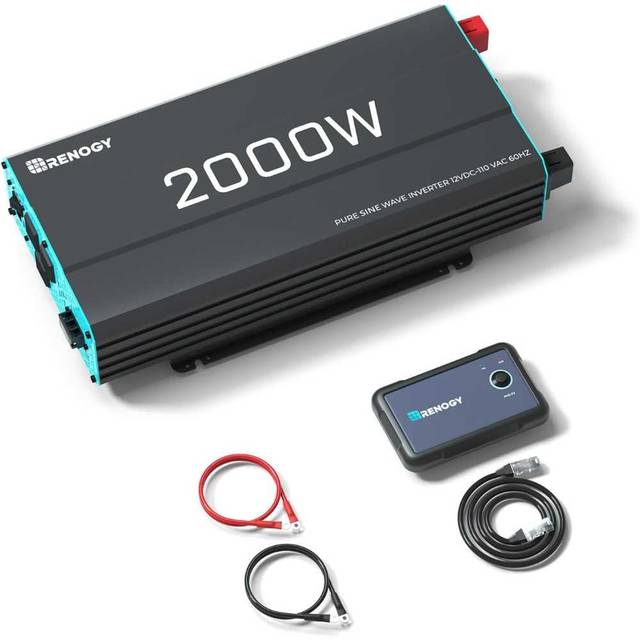 Renogy 2000W Pure Sine Wave Inverter w/ Remote Control