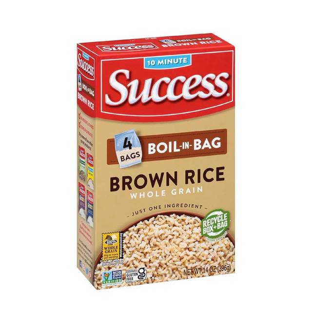 Success Boil-in-Bag Brown Rice, 14 oz.