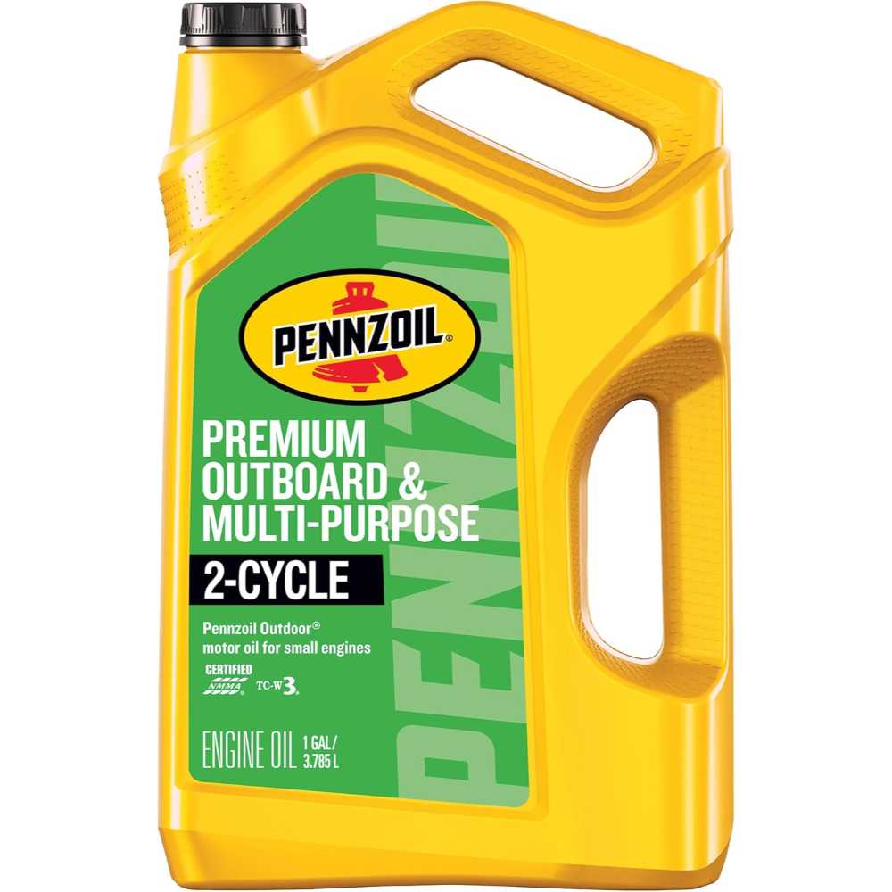 Pennzoil Outdoor Premium Outboard & Multi-Purpose 2-Cycle Engine Oil, 1 gal.