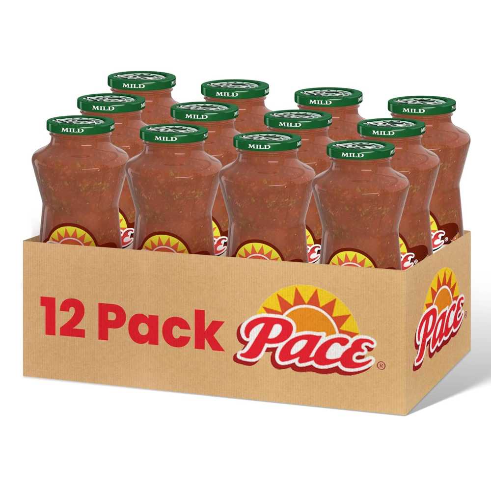 12-Pack Pace Mild Picante Sauce, 24 oz.