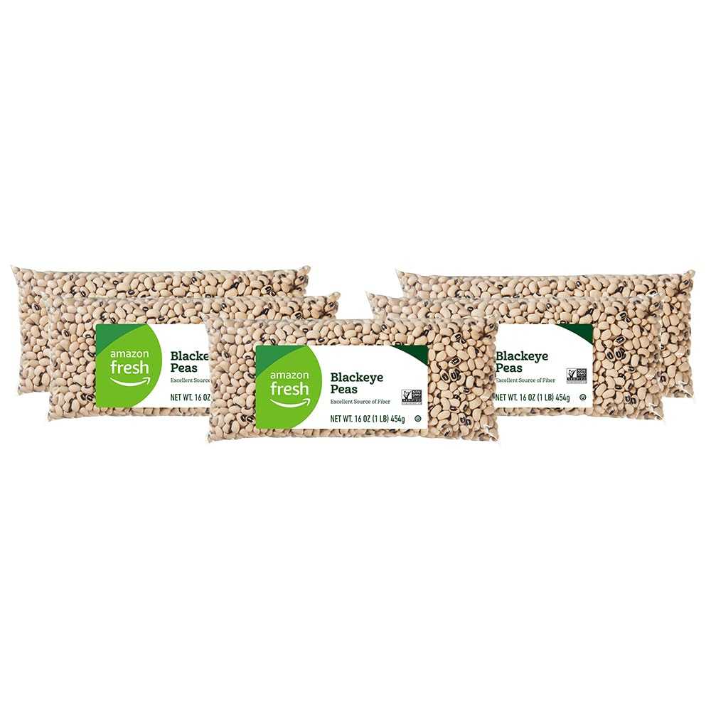 5-Pack Amazon Fresh Whole Dry Blackeye Peas, 16 oz.