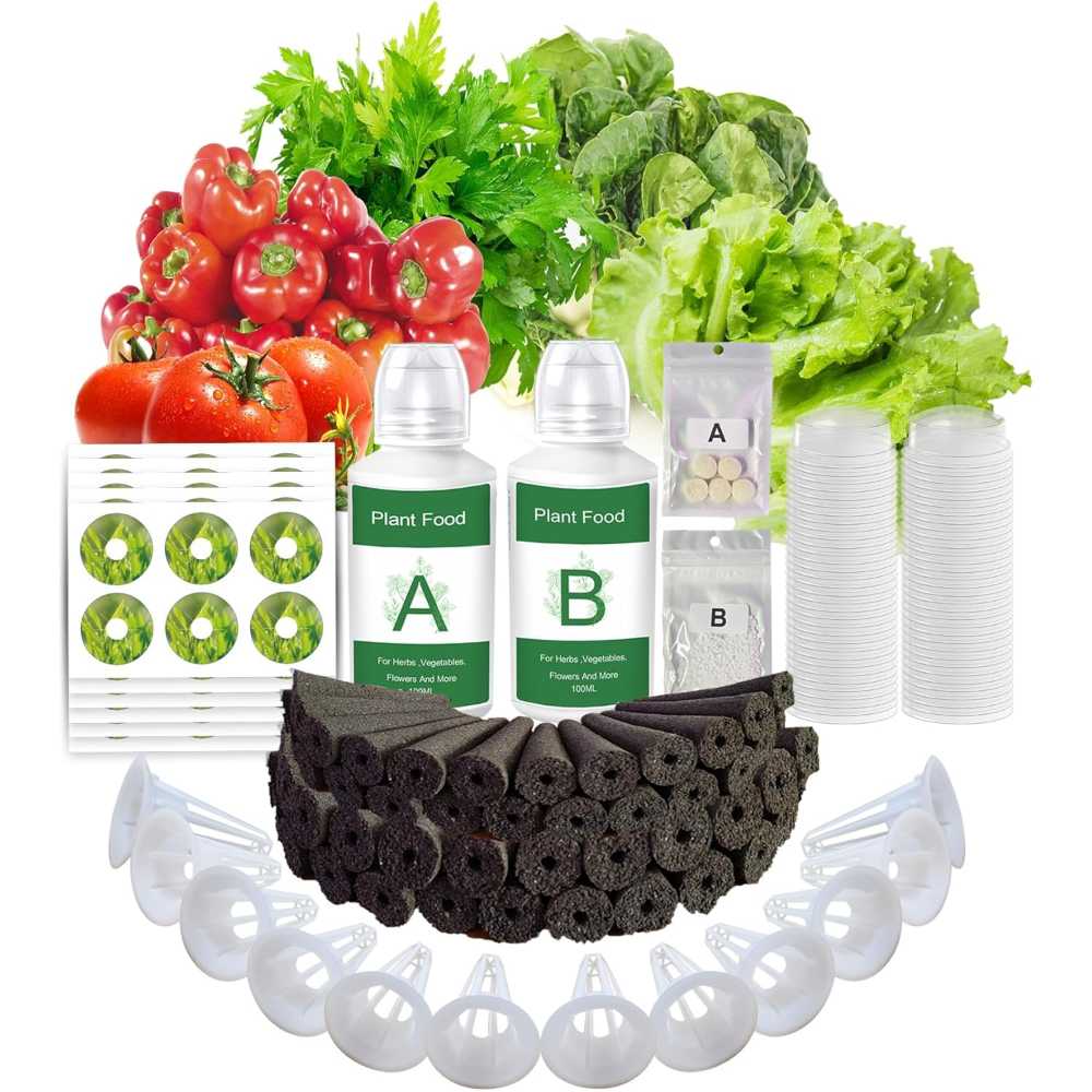 196-Piece Ambgrow Hydroponic Seed Pod Supplies Kit