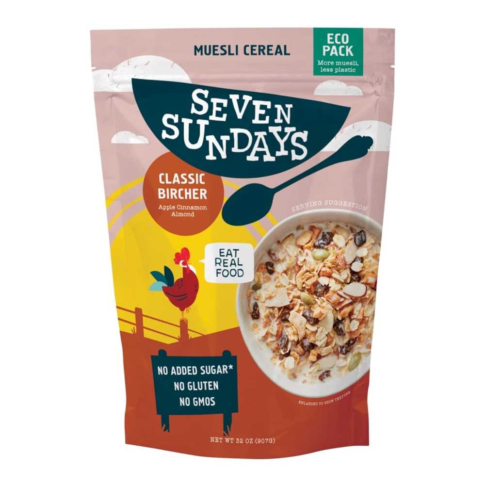 Seven Sundays Muesli Cereal, 32 oz. (Apple Cinnamon Almond)