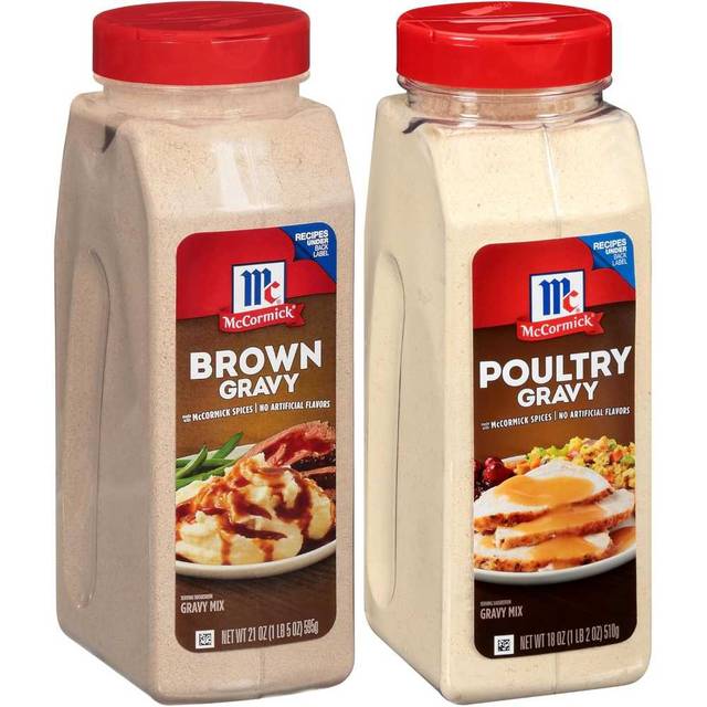 McCormick Brown & Poultry Gravy Mix Bundle, 39 oz.