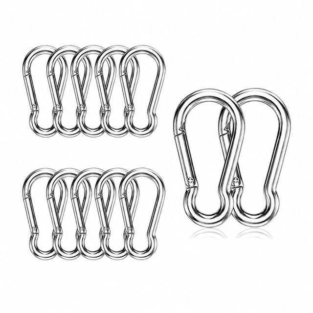 12-Pack High-PQ Heavy Duty M8 Carabiners