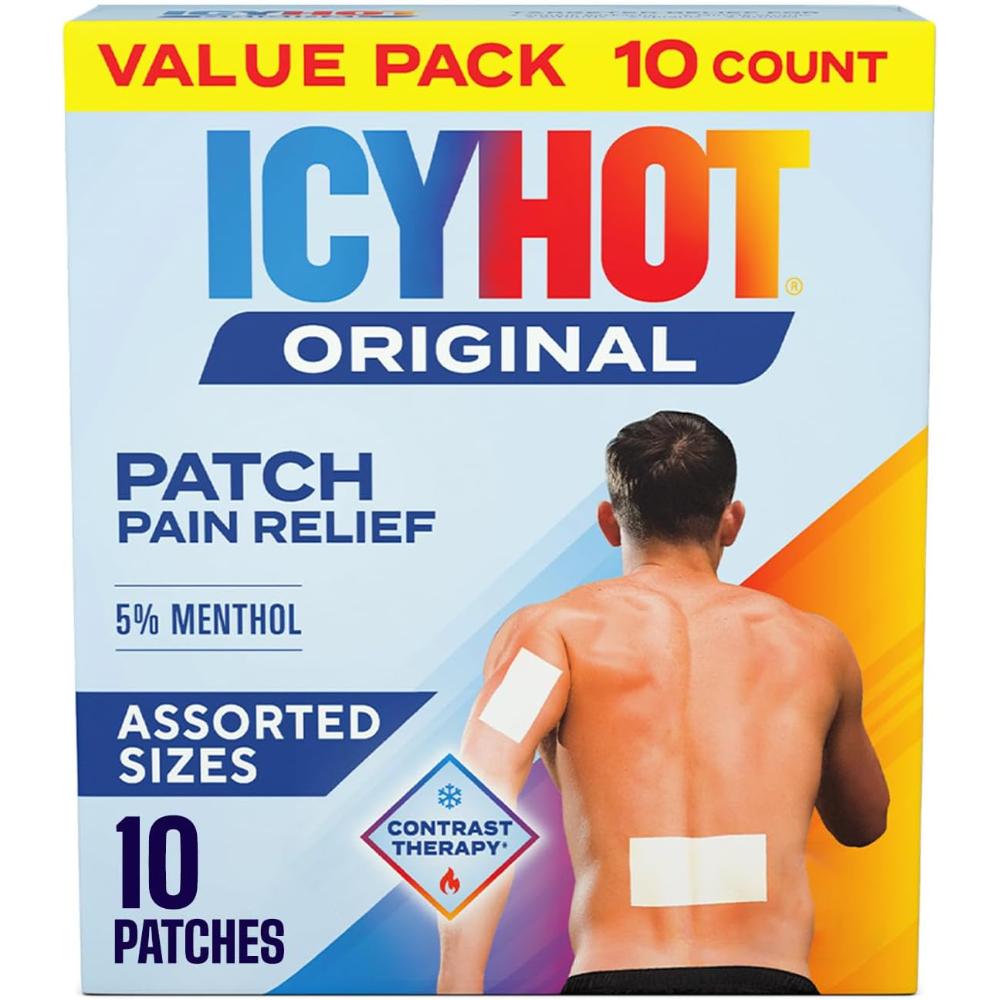 10-Pack Icy Hot Original Pain Relief Patch (Assorted Sizes)
