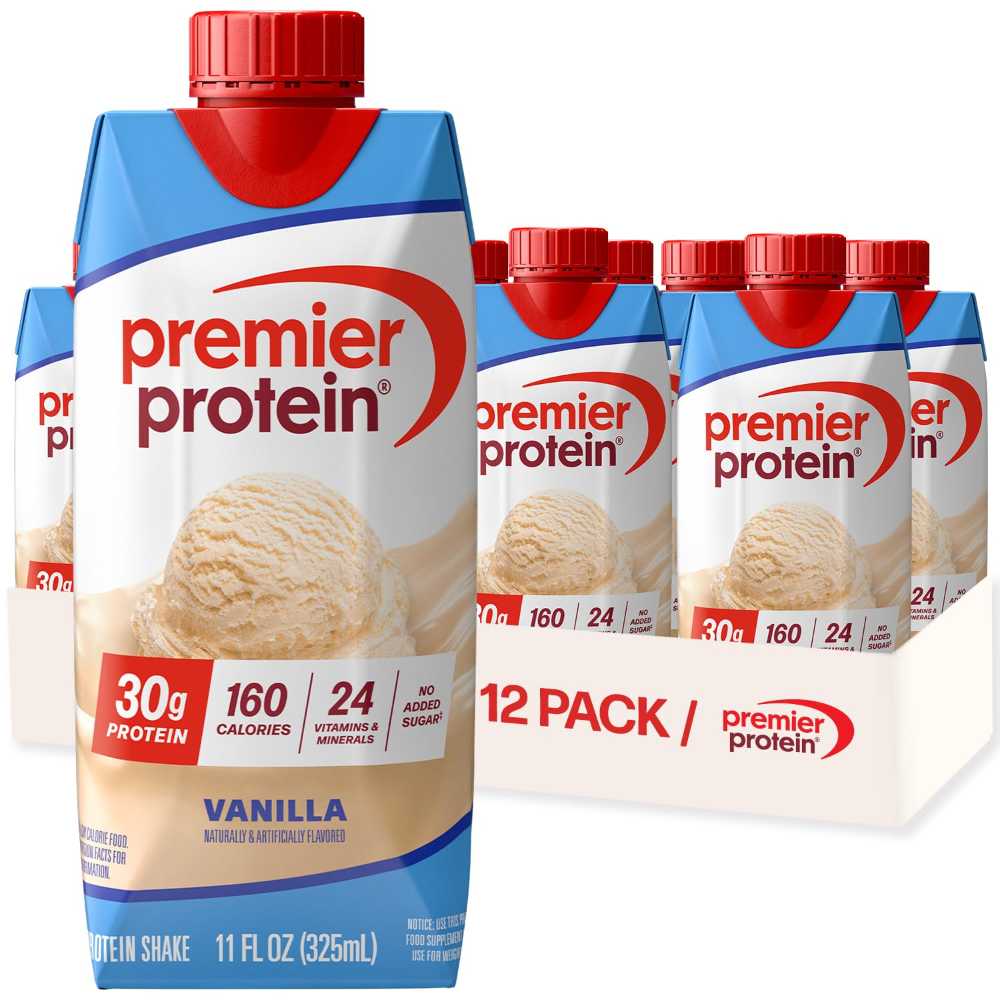 12-Pack Premier Protein Shake, 11 oz. (Various Flavors)