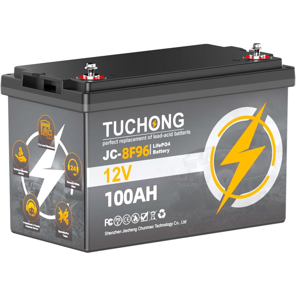 Tuchong 12V 100Ah LiFePO4 Battery